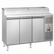 Gasfrit - Table Réfrigérée Saladette de Préparation 3 Portes 2020 x 800 x 1085 mm pour Bacs GN 1/3 | Table Saladette en Acier Inoxydable - inox GF057 Gasfrit - Table Réfrigérée Saladette de Préparation 3 Portes 2020 x 800 x 1085 mm pour Bacs GN 1/3 | Table Saladette en Acier Inoxydable - inox GF057