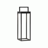 Lampe SOON - Lampadaire et Lampe de Table Solaire Portable LED 2,2W 3000K IP54 en Aluminium Anthracite, Hauteur 32cm - Rossini Illuminazione - gris 80