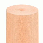 Nappe en rouleau intissé effet tissu mandarine 1,20x25m - par 1