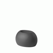 Pot design in & out BLOS - gris éléphant
