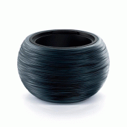 Prosperplast - Jardinière coloris Anthracite, avec réservoir, collection FURU - 43,5x43,5x27,5 cm, capacité 11 L - gris plastique polypropylène ZA5581