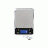 Eva balance de cuisine de précision blanc inox 3kg 0,1g - inox 033316 Eva balance de cuisine de précision blanc inox 3kg 0,1g - inox 033316