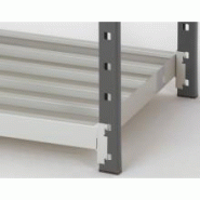 Extension rayonnage acier FLIP - profondeur 500 mm - 5 niveaux - largeur 1000 mm - hauteur 2000 mm