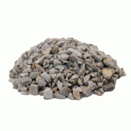 Gravier 4/11 gris - Alluvion silico-calcaire - Concassé - Densité 1.5 ton/m3