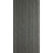 Gris ardoise rainuré - clôture en composite - manhattan - densité 1170 kg/m3