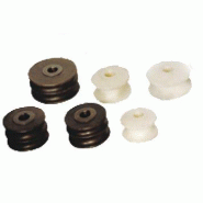 Jeu de 3 galets optionnels pour cintrer tubes en pouces à paroi mince PRM35F / CM50T Metallkraft 3880095213