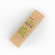 Kit 5/1 couverts fourchette + couteau + cuillère + serviette - par 100