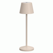Lumisky Lampe de table sans fil EMILY Beige H25cm Aluminium Beige - beige 3666162013240
