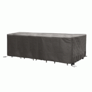 RATTATAN Housse de protection imperméable pour ensemble repas d’extérieur, avec protection anti-UV et fermeture velcro, pour jardins et hôtels �
