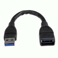 StarTech Cble d'extension USB 3.0 de 15cm - Rallonge USB