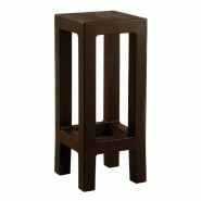 Tabouret haut design in & out JUT - marron