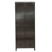 Armoire vestiaire inox 2 modules - 70908 - tout inox AISI 304L, norme NF D65-760-1 Armoire vestiaire inox 2 modules - 70908 - tout inox AISI 304L, norme NF D65-760-1