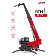 Chariot télescopique rotatif stabilisateur ciseaux - Magni TH -  RTH 8.35