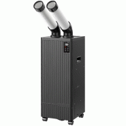 Climatiseur pro mobile 2,5 kW 8600 BTU 330m³/h - Spotcooler professionnel pour climatisation localisée - avec thermostat intégré - 2 sorties MW Tools APP2500