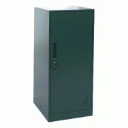 Décoshop26 - Armoire vestiaire métallique avec tringle et étagère amovible 90x38x45 cm acier vert 04_0008961 - métal 3000267244367