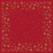 DUNI - Surnappe airlaid Dunisilk 84x84cm Stargazing Rouge - 5x20 = 100 pièces - rouge papier 211537