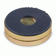 ES1 - Plateau tournant avec rouleau de chaîne - Capacité 8.9 kN - Poids 1.1 kg