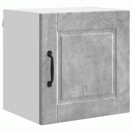 Helloshop26 - Armoire murale de cuisine moderne rangement pratique 40 x 31 x 40 cm en bois d'ingénierie gris béton 02_0054227 - gris Bois massif 300