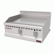 Plaque à snacker gaz lisse – 12,6 kW – Série 700 – 83 x 76 cm – Réf. AKS-SGS-AGI-870-CR - AKS-SGS-AGI-870-CR