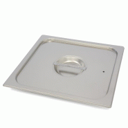 Sammic Couvercle à joint hermétique pour bacs Gastronorm 1/2 en acier inoxydable 18/10 pour usage professionnel en cuisine | Maxima - inox 9253360