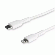 StarTech Cble USB-C vers Lightning Blanc Robuste 1m