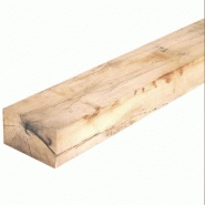 Traverse-chene-120/165 - traverse paysagère en bois de chêne - 120x20x10cm