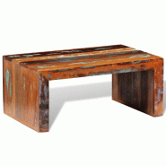 VidaXL Table basse Bois recyclé  Modèle Atlas Premium - 242121