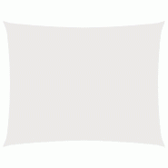 VidaXL Voile de parasol tissu oxford rectangulaire 2x3,5 m blanc Modèle Soleil Calypso - blanc 135256