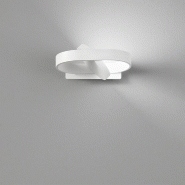 Applique murale en métal blanc, lampe LED 6 W réglable avec température de couleur sélectionnable (3000 K, 4000 K, 6000 K), design moderne - Peren