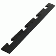 ArtPlast - Finition de dalle, finition femelle 48x5x1 cm, relief effet bulles, noir - Collection TENAX - noir ZA1984