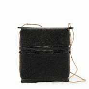 Bazar Bizar Panier de rangement en bambou et perles 25x25 cm naturel - noir multi-matériau BAEX013B Bazar Bizar Panier de rangement en bambou et perles 25x25 cm naturel - noir multi-matériau BAEX013B