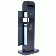 Cendrier extérieur à poser et conteneur - Gris - JVD - noir CB2605