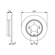 Disque de frein Bosch 0986479A45 - conditionnement boîte de 1 disque - arrière - type plein Disque de frein Bosch 0986479A45 - conditionnement boîte de 1 disque - arrière - type plein
