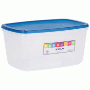 EDA Boite alimentaire - rectangulaire - 5.5 L - couvercle turquoise - 035-1035858