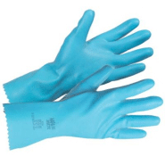 Gants de ménage Mapa Jersette 300 bleus taille 7, lot de 5 paires Gants de ménage Mapa Jersette 300 bleus taille 7, lot de 5 paires