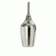 Gea Luce Suspension Ofelia S/12 - Verre Borosilicate Chromé Miroir, Douille E27, Câble 3 Mètres, Ip20, Classe I - Gealuce - OFELIA S/12 - CROMO SPE