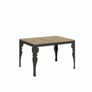 Itamoby Table Extensible 90X120/380 Cm Paxon Evolution Chêne Nature Structure Anthracite - marron VE125TAPXNEVO-QN-AN