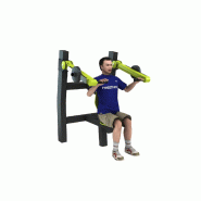 Shoulder Press Assis - Appareil de musculation extérieur - Acier galvanisé et poids sécurisés Shoulder Press Assis - Appareil de musculation extérieur - Acier galvanisé et poids sécurisés