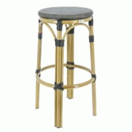 Ligne chr biarritz tabouret - bronze - marron métal MCH-700179-BRON Ligne chr biarritz tabouret - bronze - marron métal MCH-700179-BRON