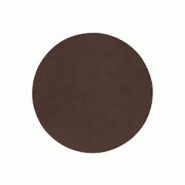 Stil Casa, set de 12 sous-plat unies, polyuréthane cousu, Ø 30 cm, finition dollar couleur marron. - STP30D-BWD Stil Casa, set de 12 sous-plat unies, polyuréthane cousu, Ø 30 cm, finition dollar couleur marron. - STP30D-BWD