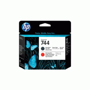 Tête d'impression DesignJet HP 744 noir mat/rouge chromatique