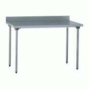 Table de préparation inox avec dosseret 1200mm | Tournus - CX550
