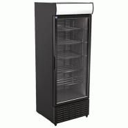 Vitrine réfrigérée verticale noire 1 porte vitrée température +1/+9°c - PBFD0023