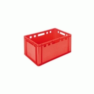 Bac de boucherie E3 - 600x400x300 Coloris : Rouge Bac de boucherie E3 - 600x400x300 Coloris : Rouge