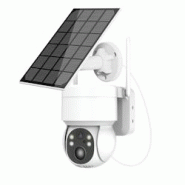 Camera IP HD 2MP Wifi Solaire Étanche Vision Nocturne Détection Mouvement Blanc YONIS - blanc 3615616910864 Camera IP HD 2MP Wifi Solaire Étanche Vision Nocturne Détection Mouvement Blanc YONIS - blanc 3615616910864