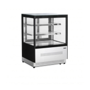 Réfrigérateur table top blanc 84 litres positif avec canopie 84 litres -  Tefcold - Mini armoires et vitrines réfrigérée - référence FS80CP -  Stock-Direct CHR