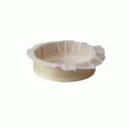 FHC evolupack FHC - 60Pcs - Bake-a-ring - Anneau de cuisson avec papier cuisson intégré Ø140mm H40mm 630ml - beige Matériau naturel FHC210WOCER140600