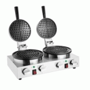 Gaufrier Belge Rond professionnel - 2000 watts - 180mm - Buffalo - AACJ533 Gaufrier Belge Rond professionnel - 2000 watts - 180mm - Buffalo - AACJ533