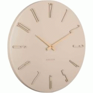Horloge murale en métal Esmerado 40 cm blanc Karlsson - blanc 8714302770845 Horloge murale en métal Esmerado 40 cm blanc Karlsson - blanc 8714302770845