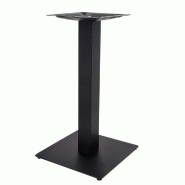 Piètement Entry Ht72 en acier noir pour table intérieure 70x70, Ø70cm maxi